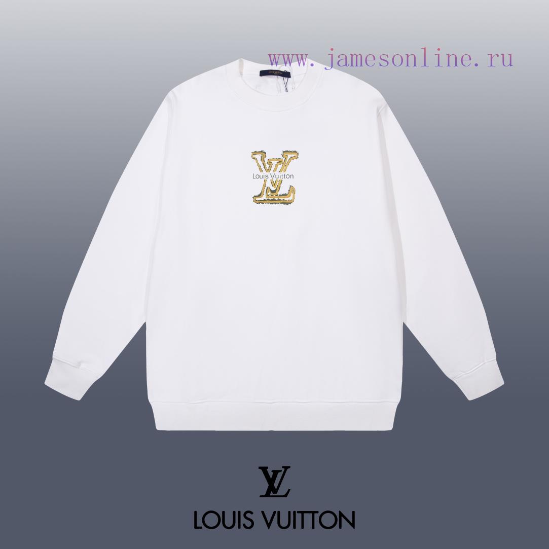 fwjx3d1zrb1.jpg New Customers Only, Limit One. LOUIS VUITTON 24SS Classic Round Neck Hoodie11 Pairs Of Customized Fabrics 420g Large Loop High 7207qjl1 - Image 1