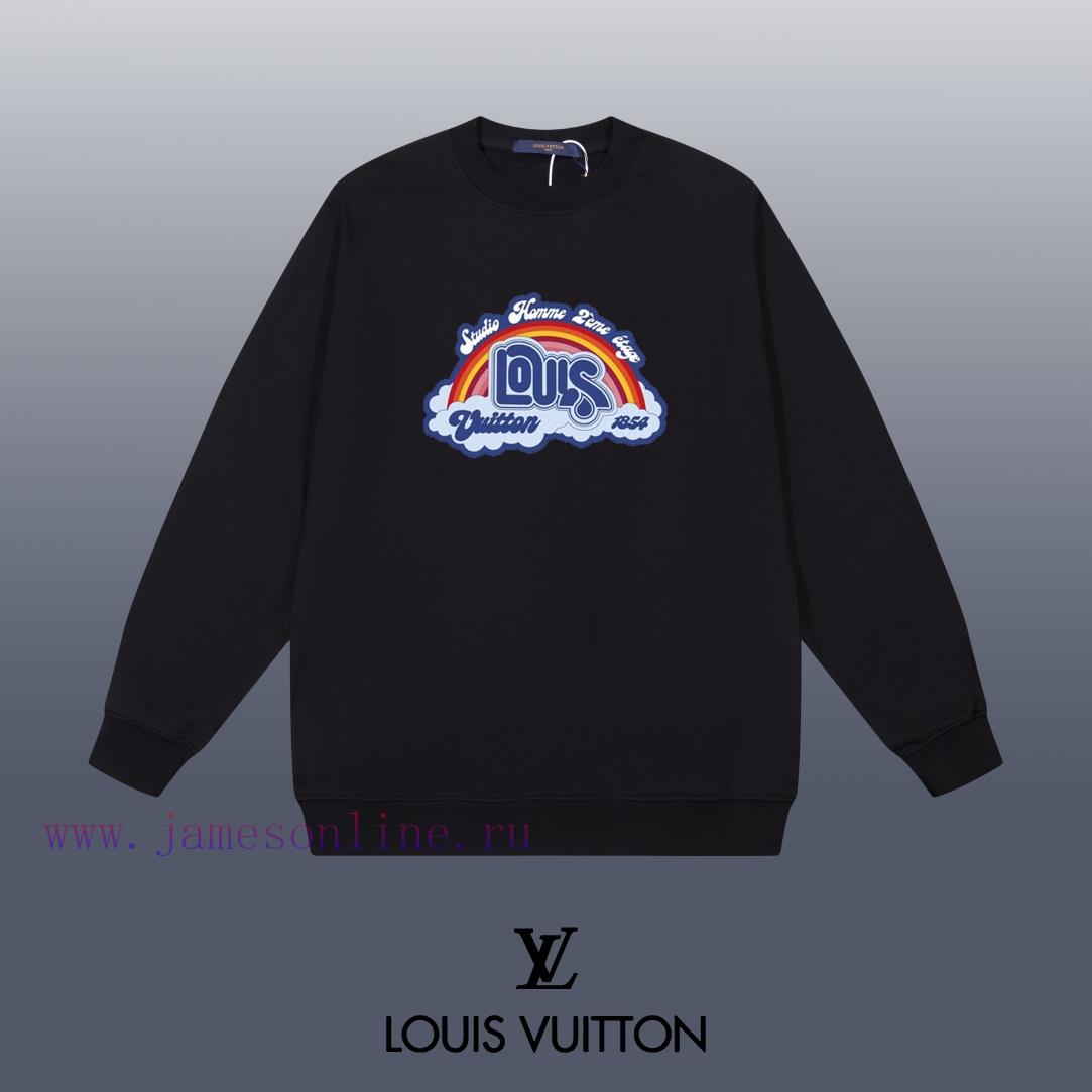 bkkptwv1oew.jpg New Customers Only, Limit One. LOUIS VUITTON 24SS Classic Round Neck Hoodie11 Pairs Of Customized Fabrics 420g Large Loop High fkei4tya - Image 1