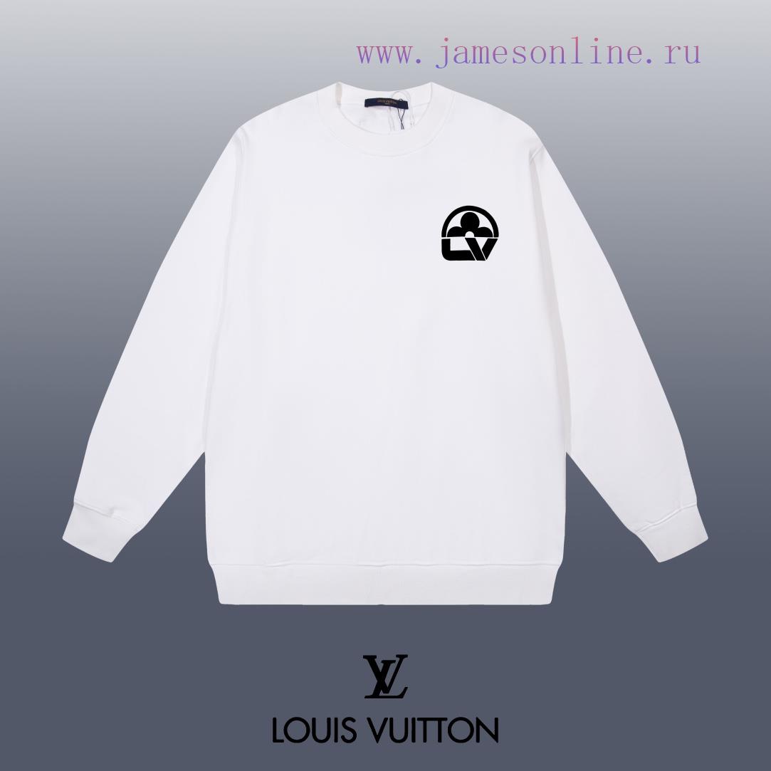 fud1kyoaizp.jpg New Customers Only, Limit One. LOUIS VUITTON 24SS Classic Round Neck Hoodie11 Pairs Of Customized Fabrics 420g Large Loop High cs582g2e - Image 1