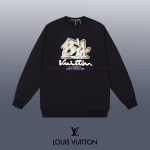 New Customers Only, Limit One. LOUIS VUITTON 24SS Classic Round Neck Hoodie11 Pairs Of Customized Fabrics 420g Large Loop High vlm6loa8 - Image 2