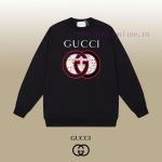 New Customers Only, Limit One. GUCCI 24SS Classic Round Neck Hoodie11 Pairs Of Customized Fabrics 420g Large Loop High Weight 289c9yi4