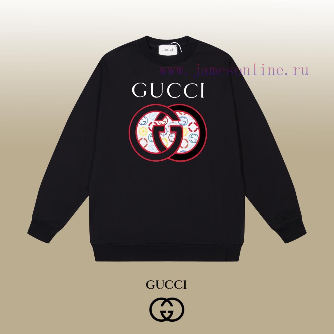 omrdh5n1mx4.jpg New Customers Only, Limit One. GUCCI 24SS Classic Round Neck Hoodie11 Pairs Of Customized Fabrics 420g Large Loop High Weight 289c9yi4 - Image 1