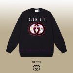 New Customers Only, Limit One. GUCCI 24SS Classic Round Neck Hoodie11 Pairs Of Customized Fabrics 420g Large Loop High Weight 289c9yi4 - Image 2