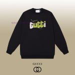 New Customers Only, Limit One. GUCCI 24SS Classic Round Neck Hoodie11 Pairs Of Customized Fabrics 420g Large Loop High Weight yyt7i1mw - Image 2