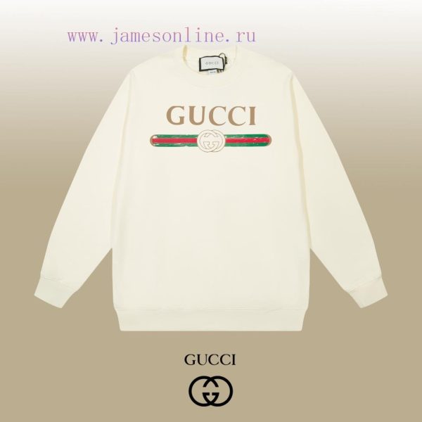 New Customers Only, Limit One. GUCCI 24SS Classic Round Neck Hoodie11 Pairs Of Customized Fabrics 420g Large Loop High Weight plfiocye