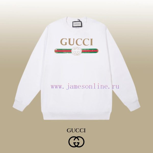 New Customers Only, Limit One. GUCCI 24SS Classic Round Neck Hoodie11 Pairs Of Customized Fabrics 420g Large Loop High Weight didesnbb