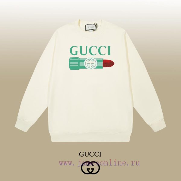 New Customers Only, Limit One. GUCCI 24SS Classic Round Neck Hoodie11 Pairs Of Customized Fabrics 420g Large Loop High Weight u9i8uxry