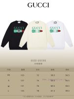 New Customers Only, Limit One. GUCCI 24SS Classic Round Neck Hoodie11 Pairs Of Customized Fabrics 420g Large Loop High Weight qratolua - Image 10