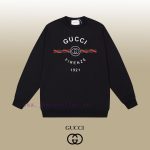 New Customers Only, Limit One. GUCCI 24SS Classic Round Neck Hoodie11 Pairs Of Customized Fabrics 420g Large Loop High Weight fiv8ina0 - Image 2