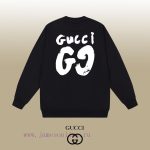 New Customers Only, Limit One. GUCCI 24SS Classic Round Neck Hoodie11 Pairs Of Customized Fabrics 420g Large Loop High Weight hpzzsq2g - Image 3