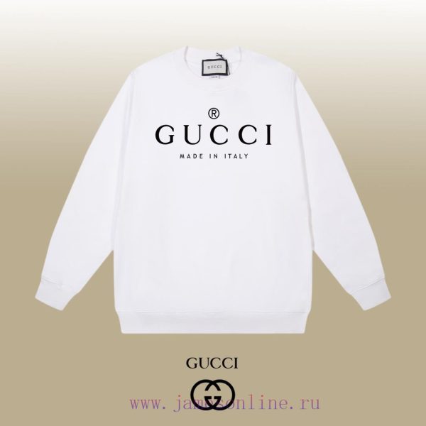 New Customers Only, Limit One. GUCCI 24SS Classic Round Neck Hoodie11 Pairs Of Customized Fabrics 420g Large Loop High Weight 0535aj5x