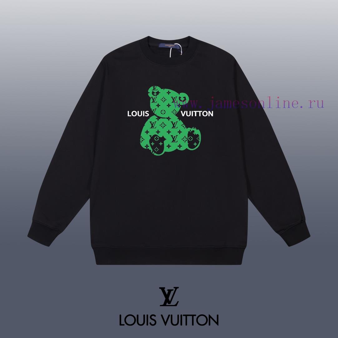 10211vshwx5.jpg New Customers Only, Limit One. LOUIS VUITTON 24SS Classic Round Neck Hoodie11 Pairs Of Customized Fabrics 420g Large Loop High jlse3ft2 - Image 1