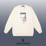 New Customers Only, Limit One. LOUIS VUITTON 24SS Classic Round Neck Hoodie11 Pairs Of Customized Fabrics 420g Large Loop High rznut1e5 - Image 2