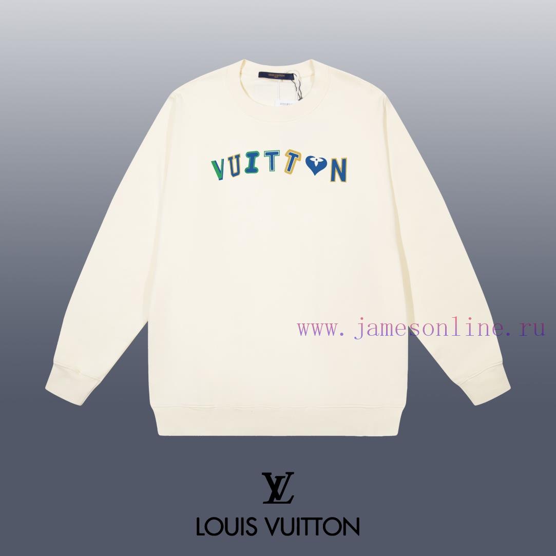 ugwk25401cp.jpg New Customers Only, Limit One. LOUIS VUITTON 24SS Classic Round Neck Hoodie11 Pairs Of Customized Fabrics 420g Large Loop High 7jsu1sct - Image 1