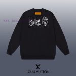 New Customers Only, Limit One. LOUIS VUITTON 24SS Classic Round Neck Hoodie11 Pairs Of Customized Fabrics 420g Large Loop High q4qpcqwv - Image 3