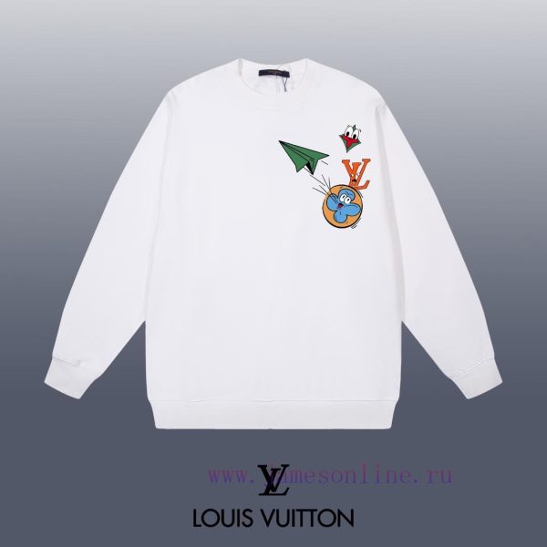 New Customers Only, Limit One. LOUIS VUITTON 24SS Classic Round Neck Hoodie11 Pairs Of Customized Fabrics 420g Large Loop High wngo2g3q