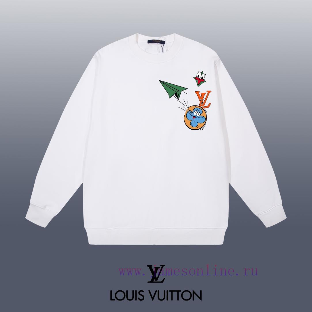 x2razgh541t.jpg New Customers Only, Limit One. LOUIS VUITTON 24SS Classic Round Neck Hoodie11 Pairs Of Customized Fabrics 420g Large Loop High wngo2g3q - Image 1