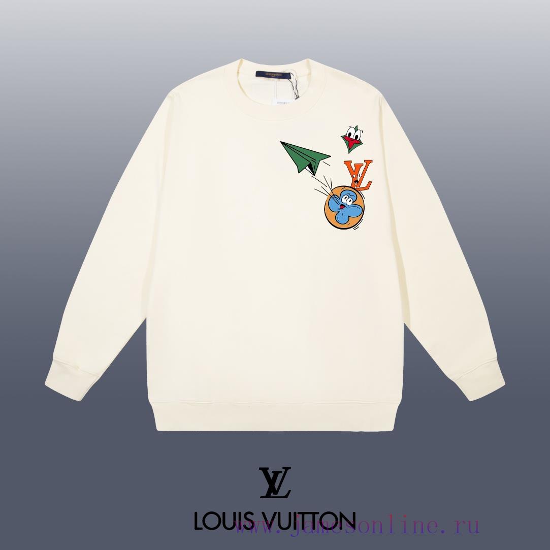 n5jzsnj3owb.jpg New Customers Only, Limit One. LOUIS VUITTON 24SS Classic Round Neck Hoodie11 Pairs Of Customized Fabrics 420g Large Loop High zujk3s9k - Image 1