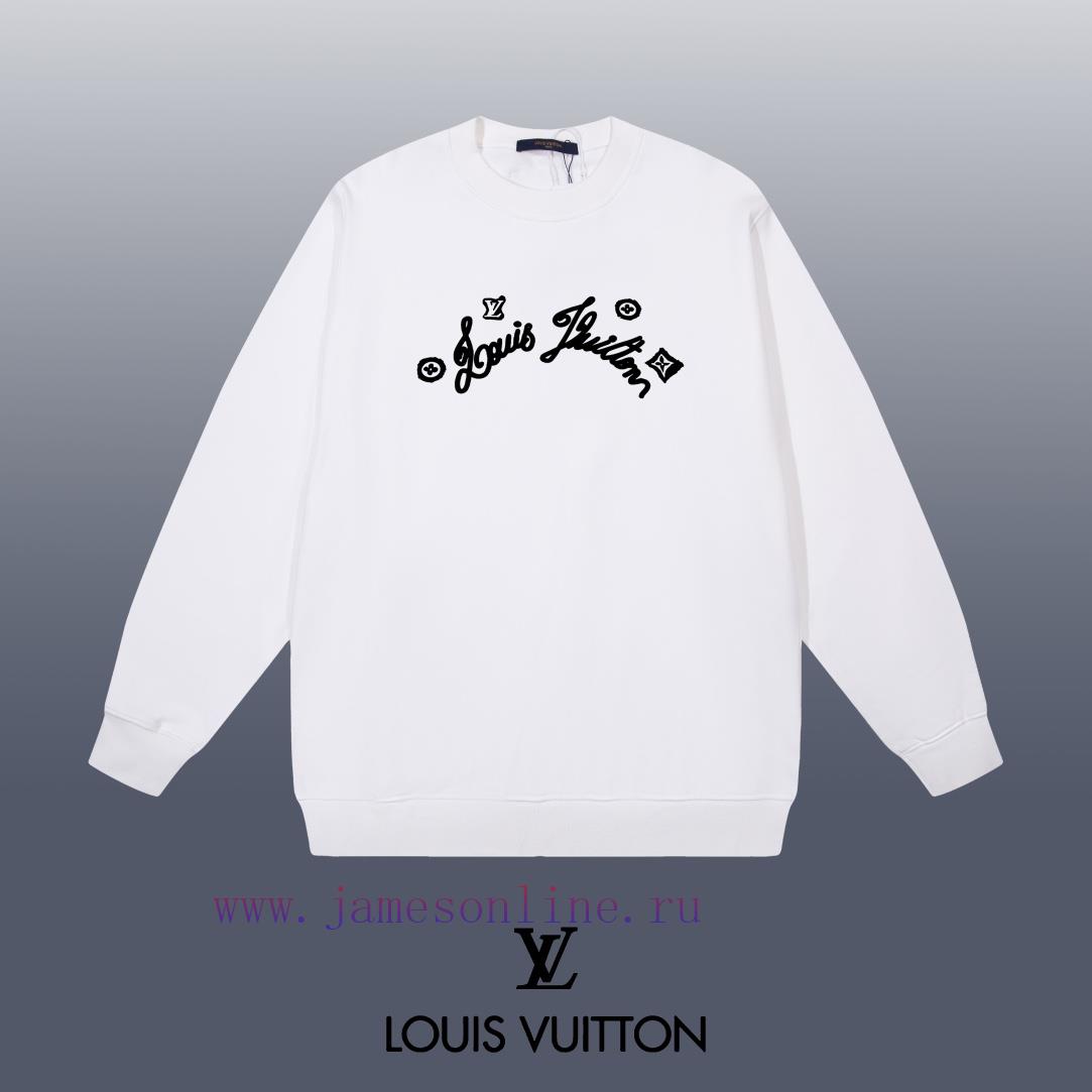 p1gjdo5gecc.jpg New Customers Only, Limit One. LOUIS VUITTON 24SS Classic Round Neck Hoodie11 Pairs Of Customized Fabrics 420g Large Loop High ascekujo - Image 1