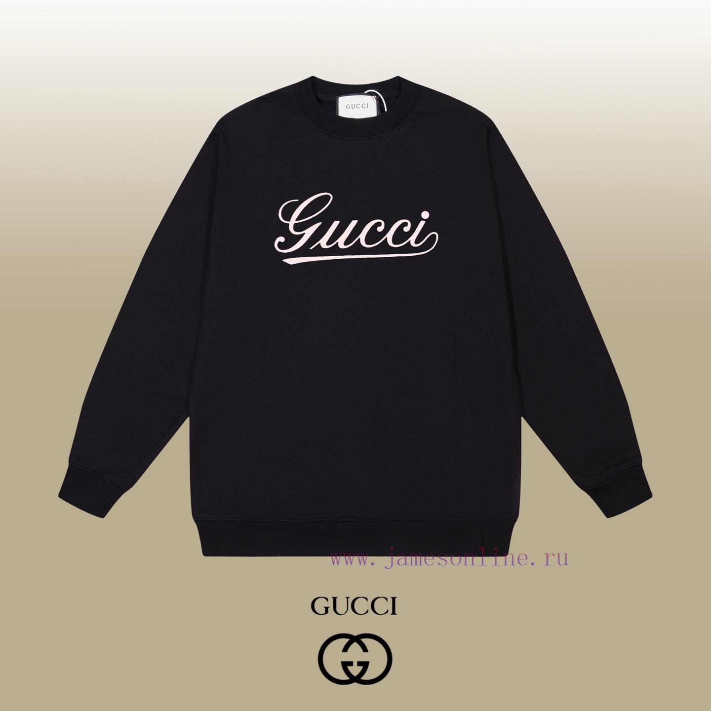 hwqowhcfw0e.jpg New Customers Only, Limit One. GUCCI 25SS Classic Round Neck Hoodie11 Pairs Of Customized Fabrics 420g Large Loop High Weight dqgh4pew - Image 1