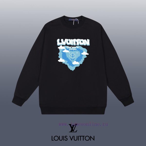 New Customers Only, Limit One. LOUIS VUITTON 24SS Classic Round Neck Hoodie11 Pairs Of Customized Fabrics 420g Large Loop High 0etzvno0