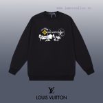 New Customers Only, Limit One. LOUIS VUITTON 24SS Classic Round Neck Hoodie11 Pairs Of Customized Fabrics 420g Large Loop High psc6thp8 - Image 2