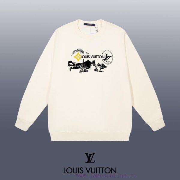 New Customers Only, Limit One. LOUIS VUITTON 24SS Classic Round Neck Hoodie11 Pairs Of Customized Fabrics 420g Large Loop High olwi2e19