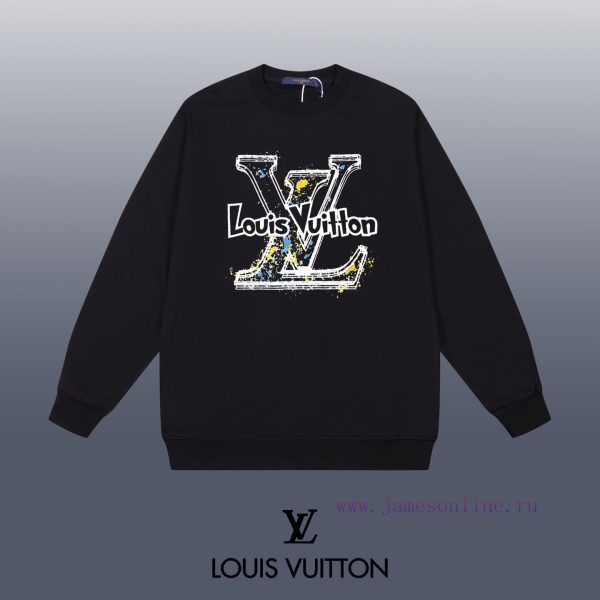 New Customers Only, Limit One. LOUIS VUITTON 24SS Classic Round Neck Hoodie11 Pairs Of Customized Fabrics 420g Large Loop High uboly7dt