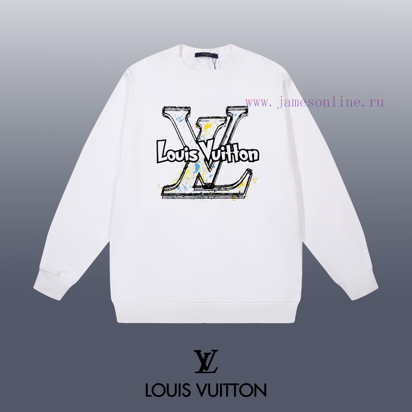 somou45j2tz.jpg New Customers Only, Limit One. LOUIS VUITTON 24SS Classic Round Neck Hoodie11 Pairs Of Customized Fabrics 420g Large Loop High r57usk94 - Image 1
