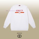 New Customers Only, Limit One. GUCCI 25SS Classic Round Neck Hoodie11 Pairs Of Customized Fabrics 420g Large Loop High Weight qovmiw26