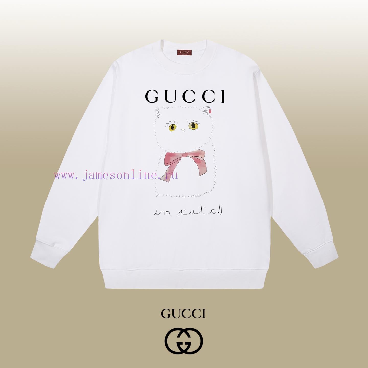hp21h4y4gqm.jpg New Customers Only, Limit One. GUCCI 25SS Classic Round Neck Hoodie11 Pairs Of Customized Fabrics 420g Large Loop High Weight qddc702e - Image 1