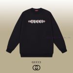 New Customers Only, Limit One. GUCCI 25SS Classic Round Neck Hoodie11 Pairs Of Customized Fabrics 420g Large Loop High Weight ekbikpjf - Image 2
