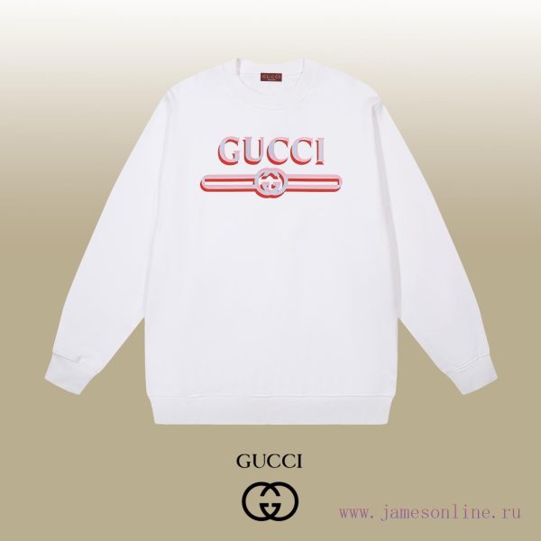 New Customers Only, Limit One. GUCCI 25SS Classic Round Neck Hoodie11 Pairs Of Customized Fabrics 420g Large Loop High Weight zvummfab