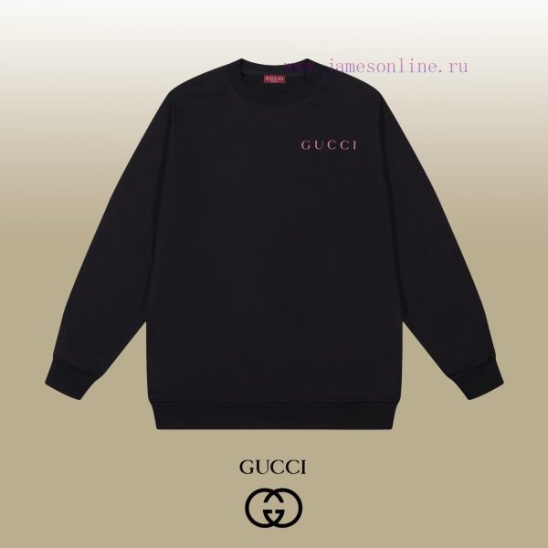 New Customers Only, Limit One. GUCCI 25SS Classic Round Neck Hoodie11 Pairs Of Customized Fabrics 420g Large Loop High Weight fdpsmzbs