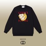 New Customers Only, Limit One. GUCCI 25SS Classic Round Neck Hoodie11 Pairs Of Customized Fabrics 420g Large Loop High Weight kcrqtaji