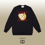New Customers Only, Limit One. GUCCI 25SS Classic Round Neck Hoodie11 Pairs Of Customized Fabrics 420g Large Loop High Weight kcrqtaji - Image 2