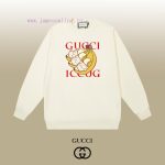 New Customers Only, Limit One. GUCCI 25SS Classic Round Neck Hoodie11 Pairs Of Customized Fabrics 420g Large Loop High Weight axgos5k4 - Image 2