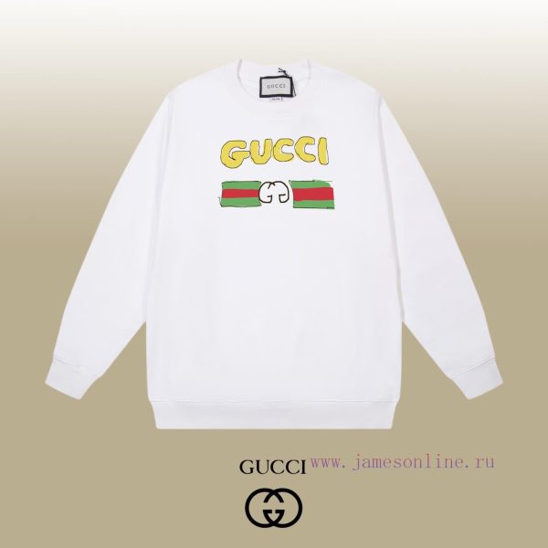 New Customers Only, Limit One. GUCCI 25SS Classic Round Neck Hoodie11 Pairs Of Customized Fabrics 420g Large Loop High Weight 015bbaz1