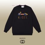 New Customers Only, Limit One. GUCCI 25SS Classic Round Neck Hoodie11 Pairs Of Customized Fabrics 420g Large Loop High Weight nsdzyvb4 - Image 2