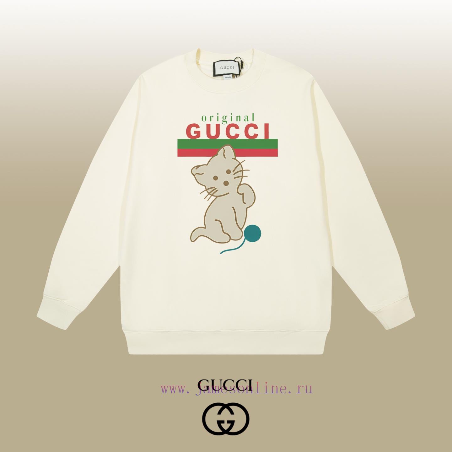 ij03gwen0nq.jpg New Customers Only, Limit One. GUCCI 25SS Classic Round Neck Hoodie11 Pairs Of Customized Fabrics 420g Large Loop High Weight 2ez690w9 - Image 1