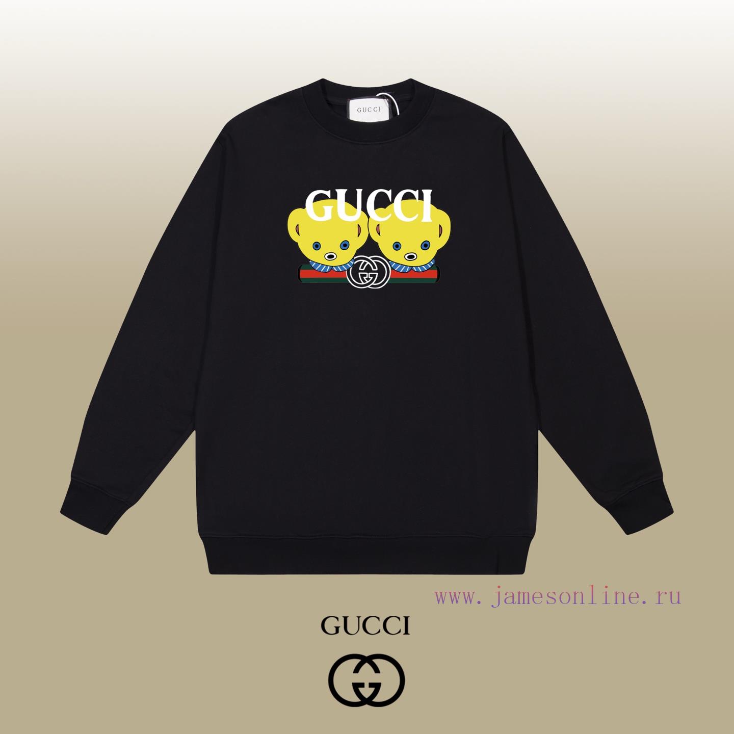 wwz23l5apog.jpg New Customers Only, Limit One. GUCCI 25SS Classic Round Neck Hoodie11 Pairs Of Customized Fabrics 420g Large Loop High Weight c86a5fi0 - Image 1