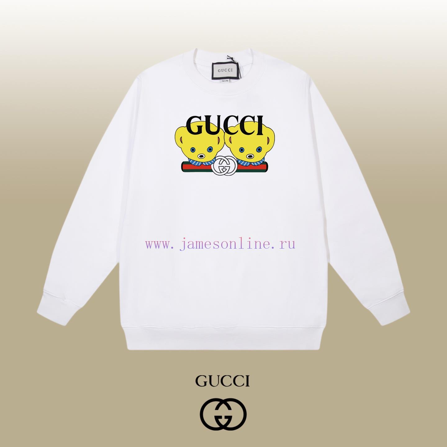 wnhvuxa0wvg.jpg New Customers Only, Limit One. GUCCI 25SS Classic Round Neck Hoodie11 Pairs Of Customized Fabrics 420g Large Loop High Weight hn2s3ai1 - Image 1