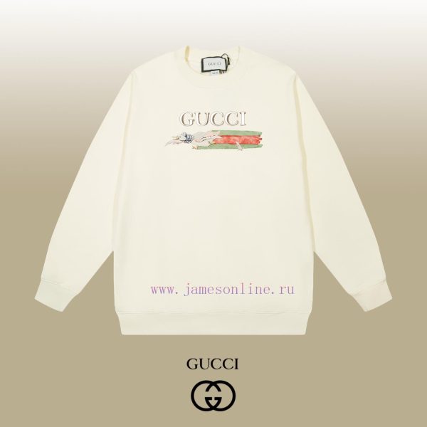 New Customers Only, Limit One. GUCCI 25SS Classic Round Neck Hoodie11 Pairs Of Customized Fabrics 420g Large Loop High Weight g4emt794