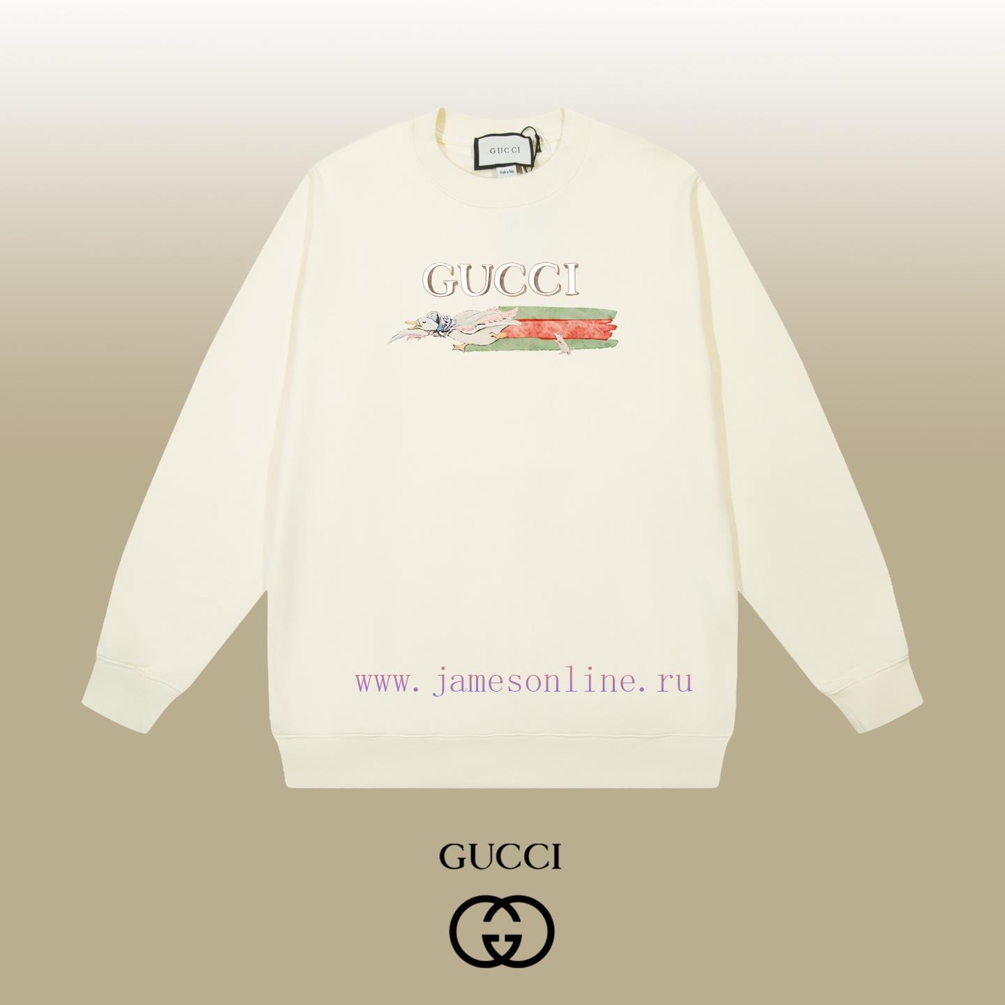 zdwn3wtggps.jpg New Customers Only, Limit One. GUCCI 25SS Classic Round Neck Hoodie11 Pairs Of Customized Fabrics 420g Large Loop High Weight g4emt794 - Image 1
