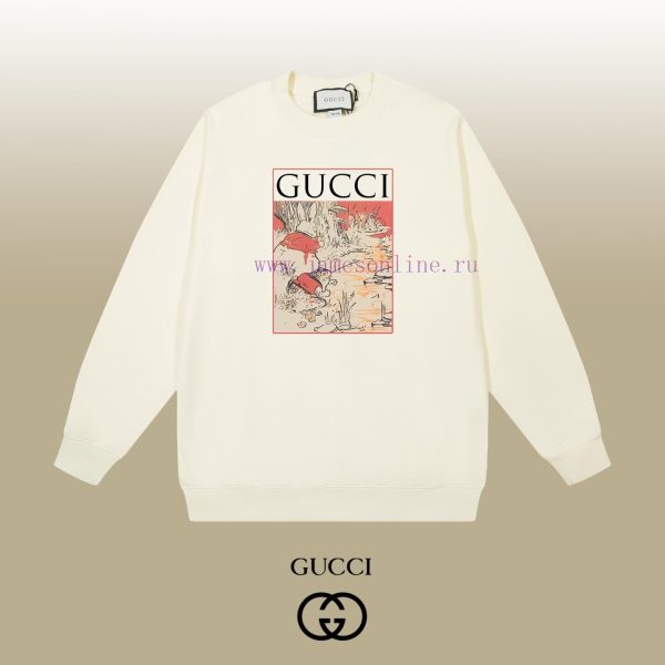 New Customers Only, Limit One. GUCCI 25SS Classic Round Neck Hoodie11 Pairs Of Customized Fabrics 420g Large Loop High Weight ouvsvajj