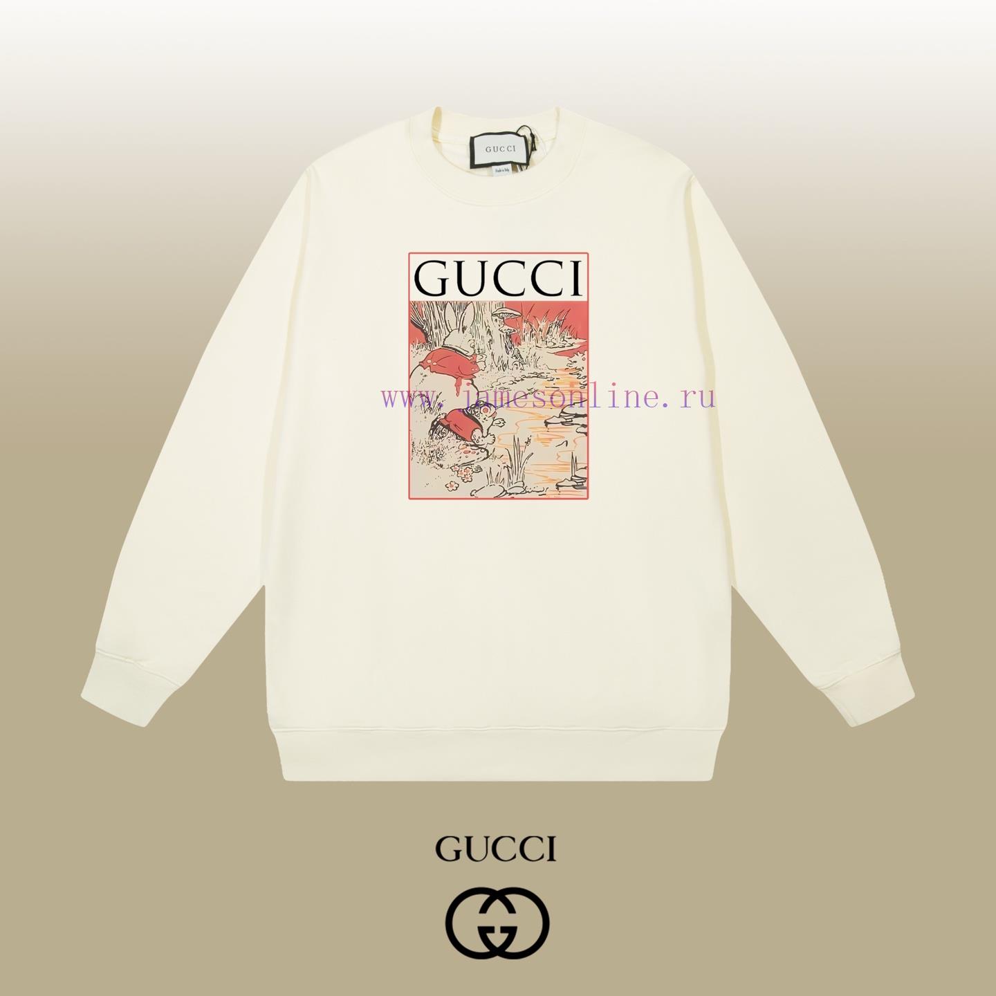 pavmvl1swx5.jpg New Customers Only, Limit One. GUCCI 25SS Classic Round Neck Hoodie11 Pairs Of Customized Fabrics 420g Large Loop High Weight ouvsvajj - Image 1