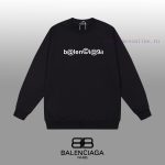 New Customers Only, Limit One. BALENCIAGA 24SS Classic Round Neck Hoodie11 Pairs Of Customized Fabrics 420g Large Loop High We 5ihx4k1q - Image 2