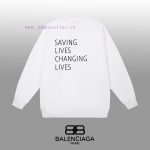 New Customers Only, Limit One. BALENCIAGA 24SS Classic Round Neck Hoodie11 Pairs Of Customized Fabrics 420g Large Loop High We 8q54e9f7 - Image 3
