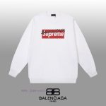 New Customers Only, Limit One. BALENCIAGA 24SS Classic Round Neck Hoodie11 Pairs Of Customized Fabrics 420g Large Loop High We 2yxl9b01