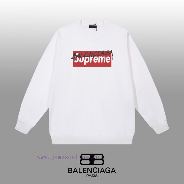 New Customers Only, Limit One. BALENCIAGA 24SS Classic Round Neck Hoodie11 Pairs Of Customized Fabrics 420g Large Loop High We 2yxl9b01